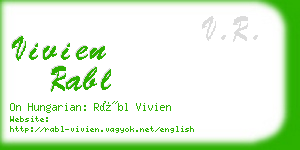 vivien rabl business card